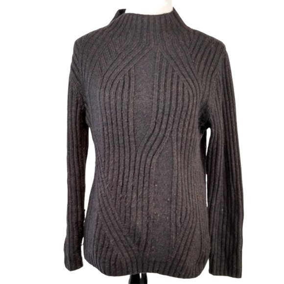 H&M Black/Dark Gray Oversized Sweater Size S - Picture 1 of 6